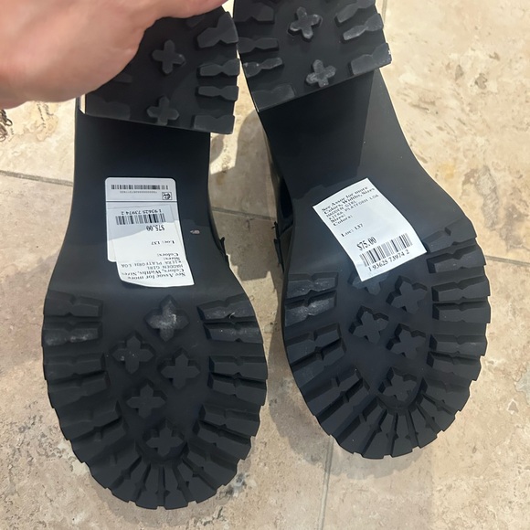 Madden Girl Two-Tone Black and White Loafers - Picture 3 of 5